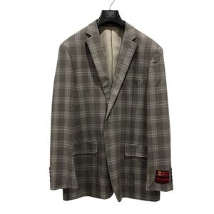 Like new Men's Gray Plaid Blazer 44L